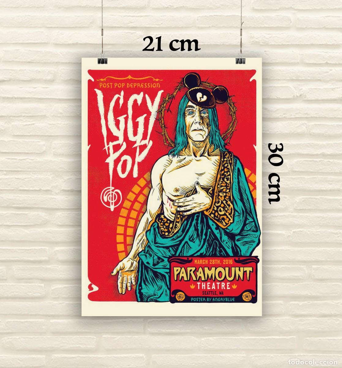 Fotos de Cantantes: IGGY POP (Seattle, USA) - Reproducci&oacute;n P&oacute;ster - Tama&ntilde;o 21x30 cm