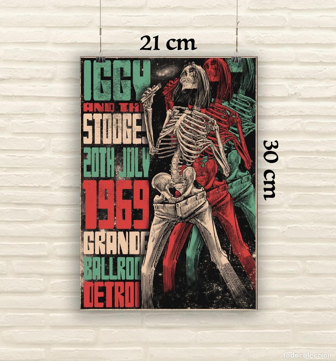 Fotos de Cantantes: Iggy Pop and the Stooges - Reproducci&oacute;n P&oacute;ster - Tama&ntilde;o 21x30 cm