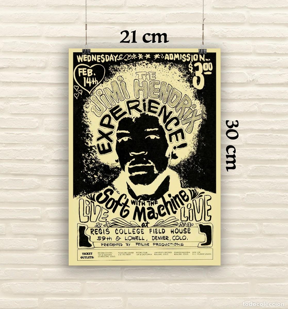 Fotos de Cantantes: Jimi Hendrix Experience - Reproducci&oacute;n P&oacute;ster - Tama&ntilde;o 21x30 cm