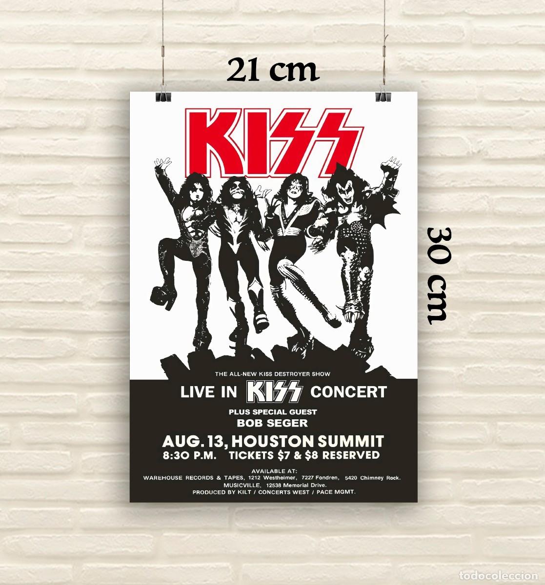 Fotos de Cantantes: Kiss Live in Concert Houston - Reproducci&oacute;n P&oacute;ster - Tama&ntilde;o 21x30 cm