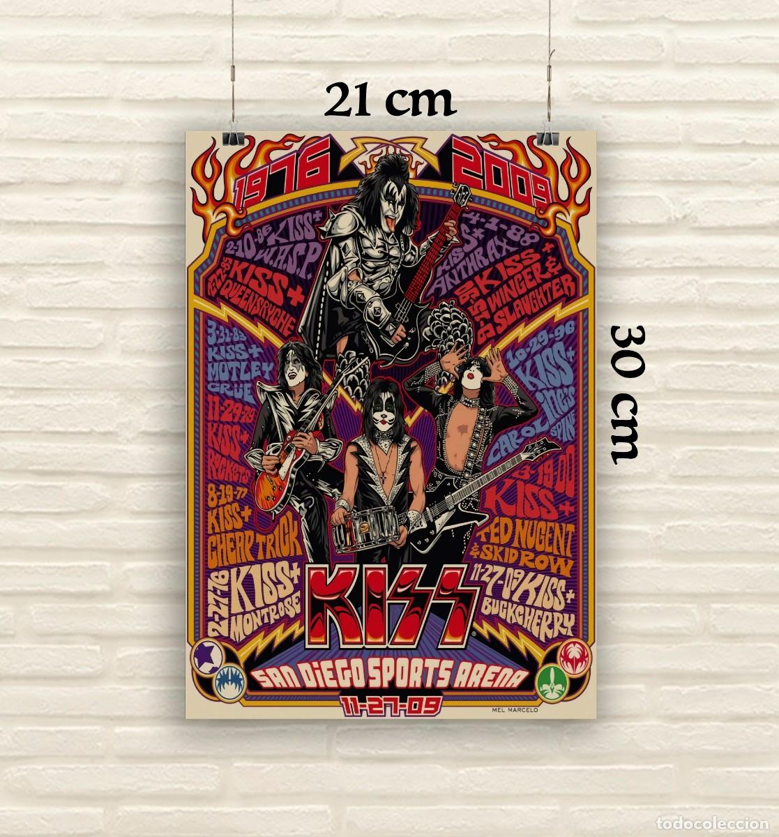 Fotos de Cantantes: Kiss San Diego Sports Arena - Reproducci&oacute;n P&oacute;ster - Tama&ntilde;o 21x30 cm