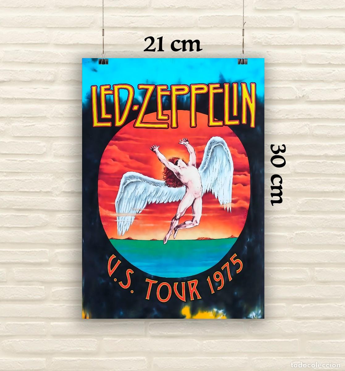 Fotos de Cantantes: Led Zeppelin US Tour - Reproducci&oacute;n P&oacute;ster - Tama&ntilde;o 21x30 cm