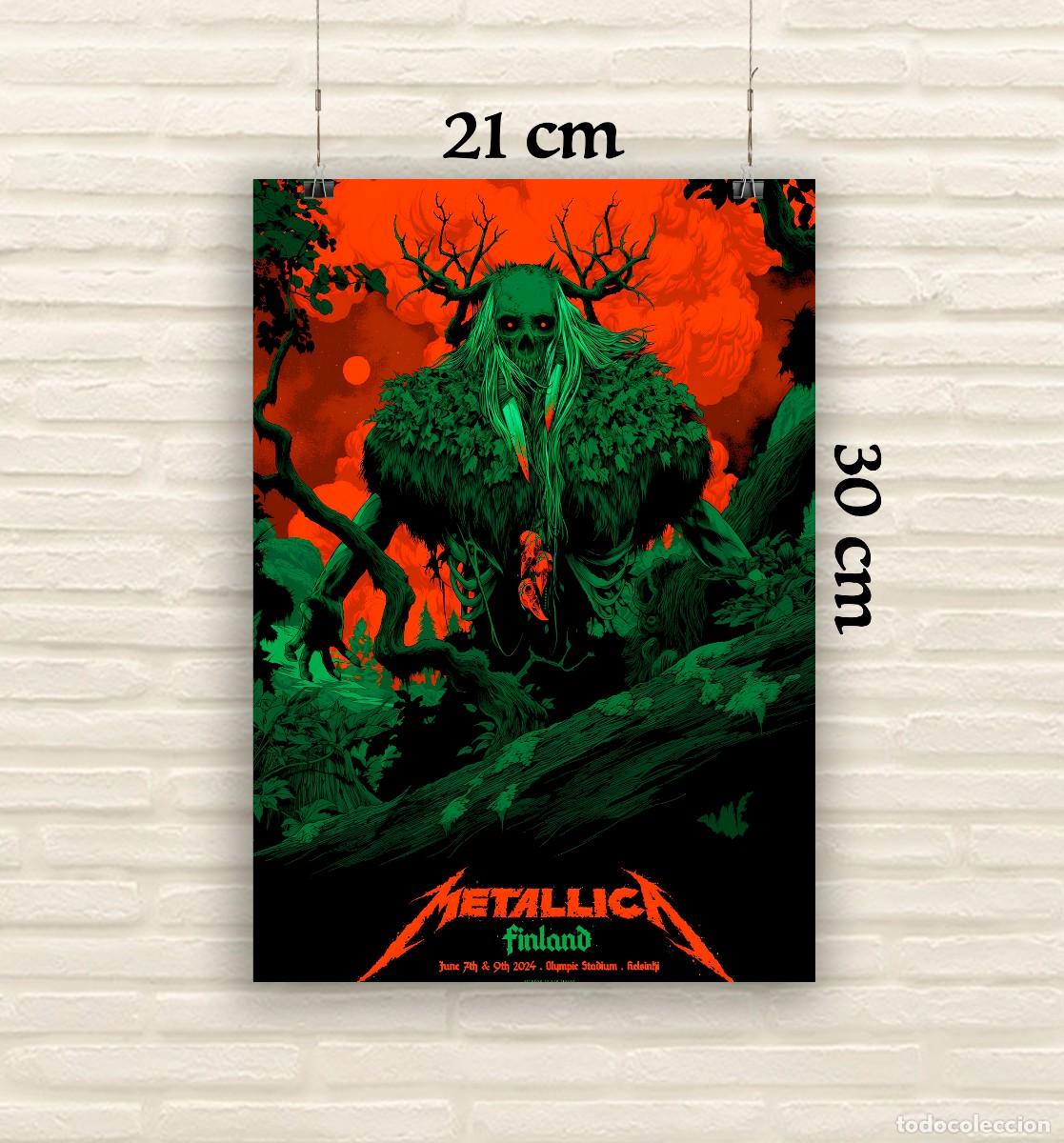 Fotos de Cantantes: Metallica - Finland 2024 - Reproducci&oacute;n P&oacute;ster - Tama&ntilde;o 21x30 cm