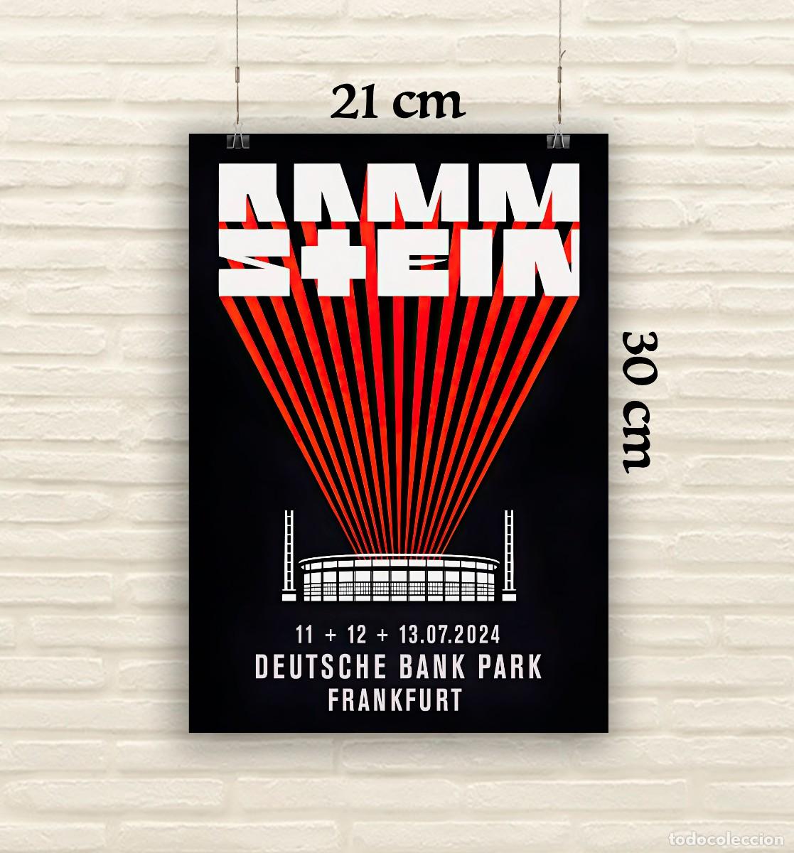 Fotos de Cantantes: Rammstein - Frankfurt 2024 - Reproducci&oacute;n P&oacute;ster - Tama&ntilde;o 21x30 cm