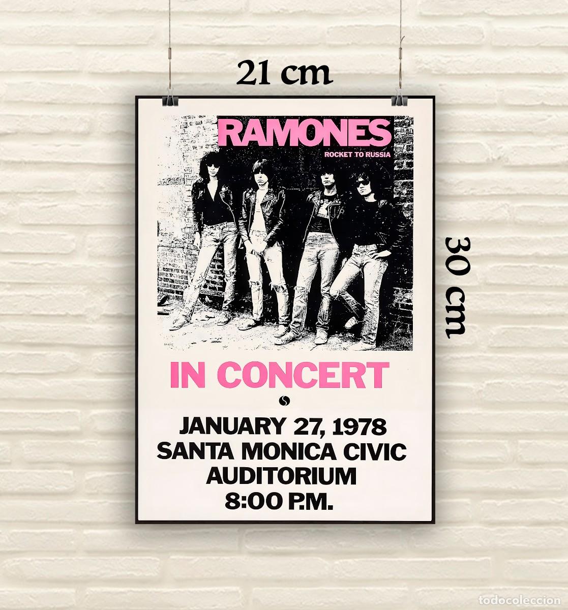Fotos de Cantantes: Ramones - Rocket to Russia - Reproducci&oacute;n P&oacute;ster - Tama&ntilde;o 21x30 cm