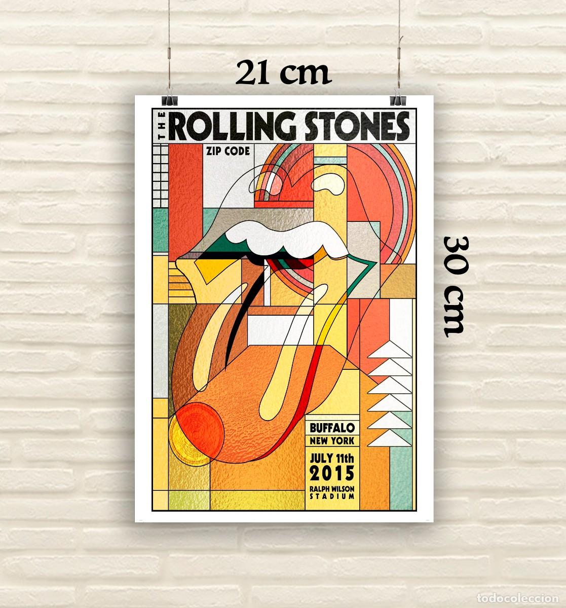 Fotos de Cantantes: The Rolling Stones - Buffalo 2015 - Reproducci&oacute;n P&oacute;ster - Tama&ntilde;o 21x30 cm