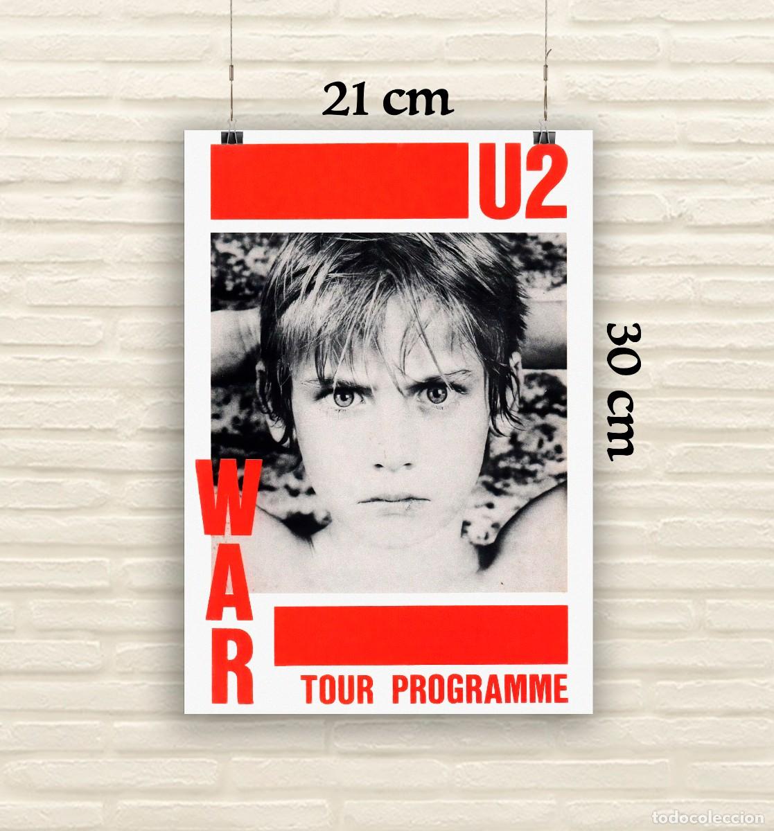 Fotos de Cantantes: U2 - War - Tour Programme - Reproducci&oacute;n P&oacute;ster - Tama&ntilde;o 21x30 cm