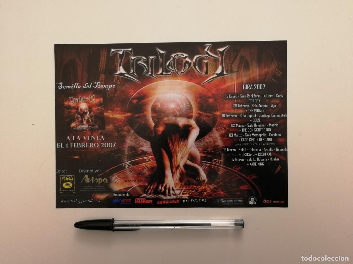 Fotos de Cantantes: ANUNCIO ACARTONADO - TRILOGY 666 -MUSICA HEAVY METAL ROCK - PUBLICIDAD - Semilla del tiempo