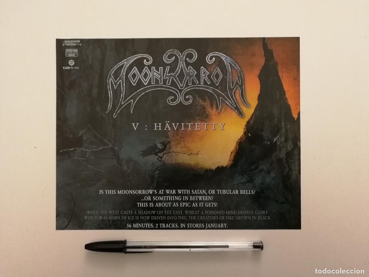 Fotos de Cantantes: ANUNCIO ACARTONADO - Moonsorrow - MUSICA HEAVY METAL BLACK - PUBLICIDAD - H&auml;vitetty