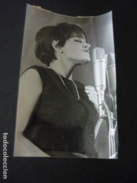 Fotos de Cantantes: MARIA CANTANTE FRANCESA ANTIGUA FOTOGRAFIA 18 X 12 CM