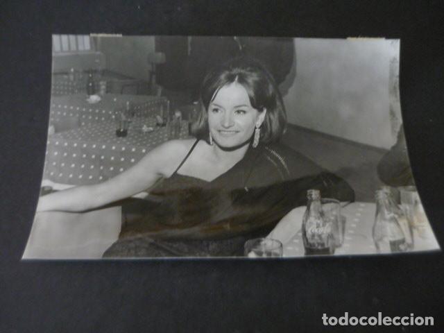 Fotos de Cantantes: MARIA CANTANTE FRANCESA ANTIGUA FOTOGRAFIA 18 X 12 CM