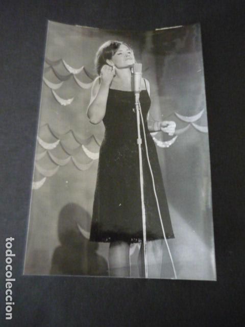 Fotos de Cantantes: MARIA CANTANTE FRANCESA ANTIGUA FOTOGRAFIA 18 X 12 CM