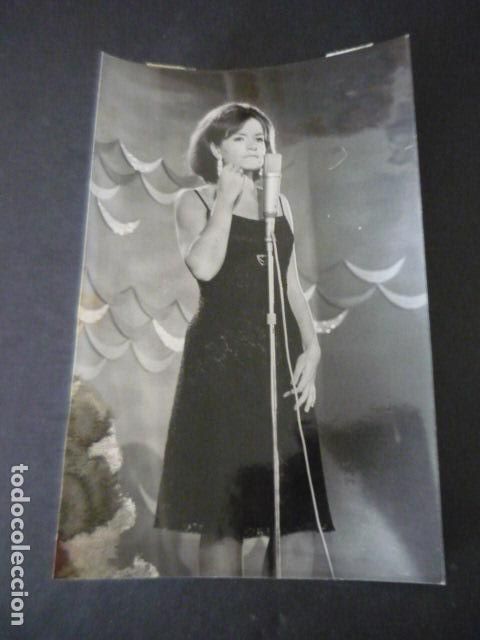 Fotos de Cantantes: MARIA CANTANTE FRANCESA ANTIGUA FOTOGRAFIA 18 X 12 CM