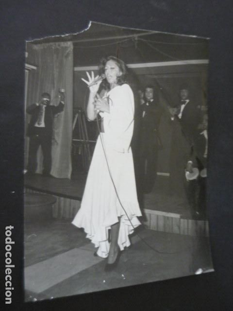 Fotos de Cantantes: LA JOSEFA CANTANTE RUMBA FLAMENCO ANTIGUA FOTOGRAFIA 24 X 18 CM