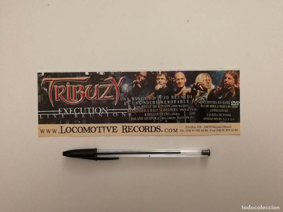 Photos de Chanteurs et Chanteuses: ANUNCIO ACARTONADO - TRIBUZY EXECUTION BRUCE DICKINSON - MUSICA - HEAVY METAL ROCK - PUBLICIDAD