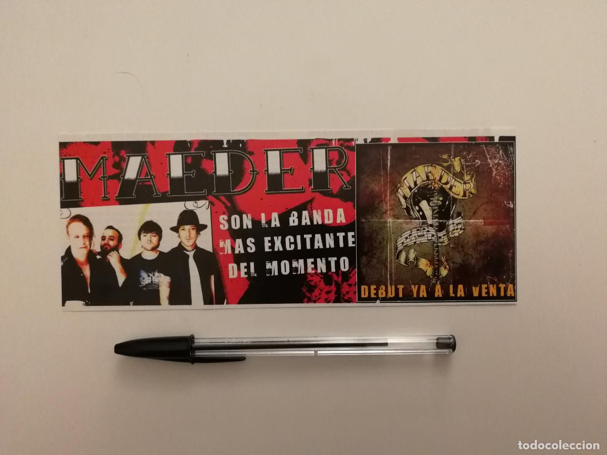 Photos de Chanteurs et Chanteuses: ANUNCIO ACARTONADO - MAEDER DEBUT ALBUM - MUSICA - HEAVY METAL ROCK - PUBLICIDAD