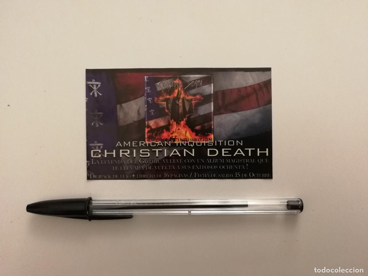 Photos de Chanteurs et Chanteuses: TARJETA ACARTONADA - CHRISTIAN DEATH AMERICAN INQUISITION - MUSICA - HEAVY METAL ROCK