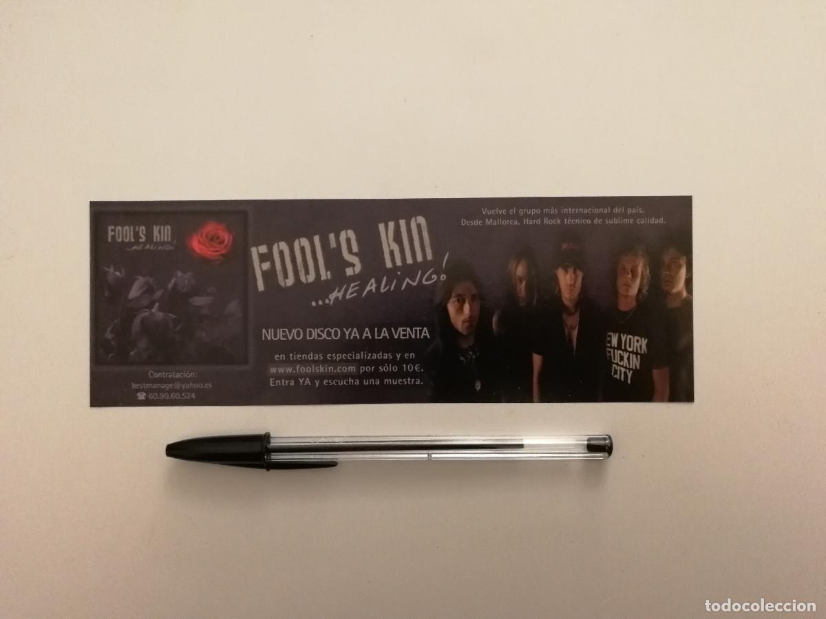 Photos de Chanteurs et Chanteuses: ANUNCIO ACARTONADO - FOOL'S KIN HEALING - MUSICA - HEAVY METAL ROCK - PUBLICIDAD