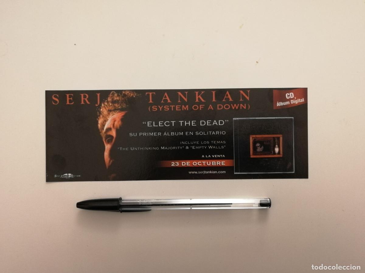 Photos de Chanteurs et Chanteuses: ANUNCIO ACARTONADO - SERJ TANKIAN System of a Down - MUSICA - HEAVY METAL ROCK - PUBLICIDAD