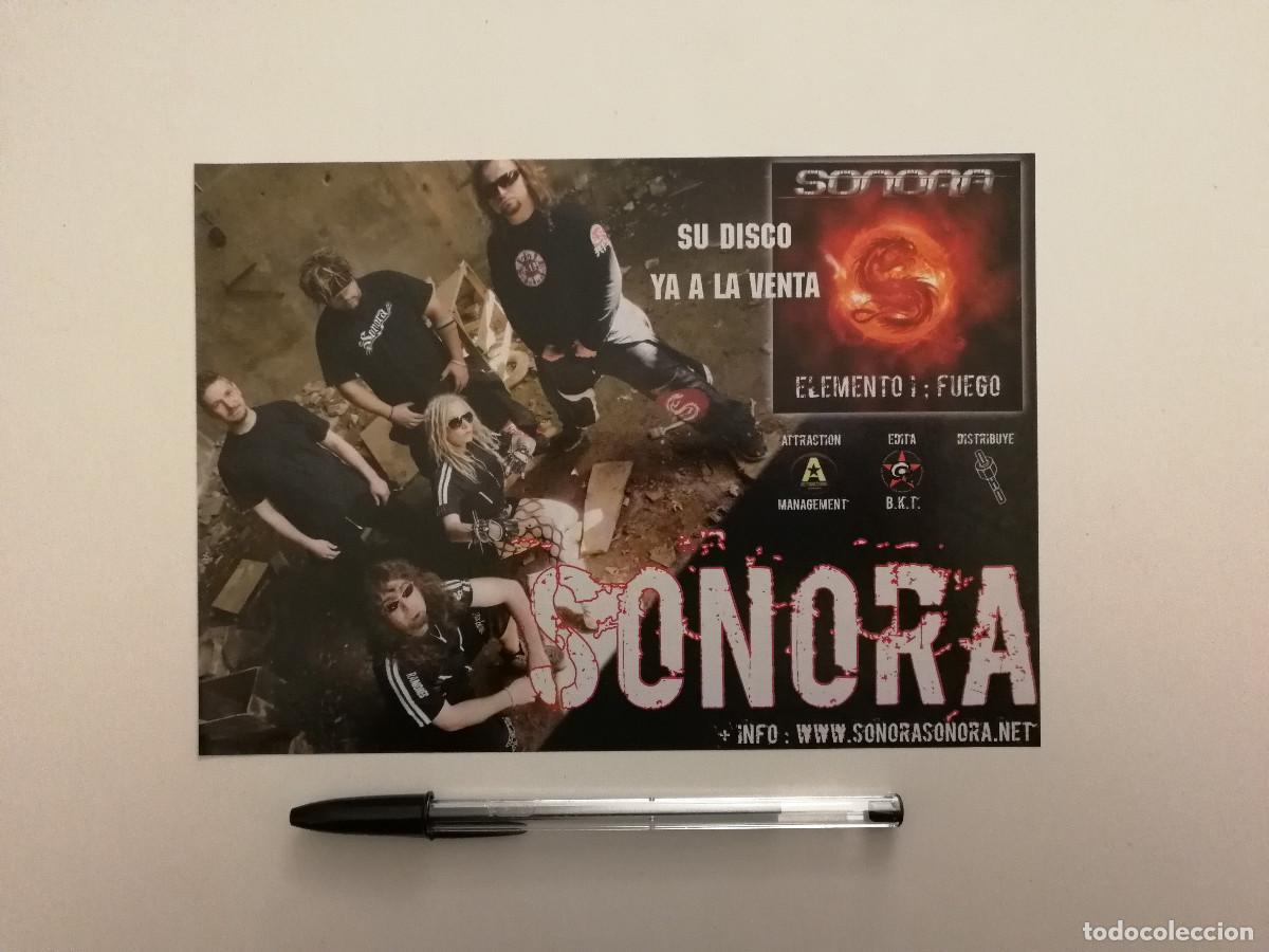 Photos de Chanteurs et Chanteuses: ANUNCIO ACARTONADO - SONORA ELEMENTO FUEGO - MUSICA - HEAVY METAL ROCK - PUBLICIDAD