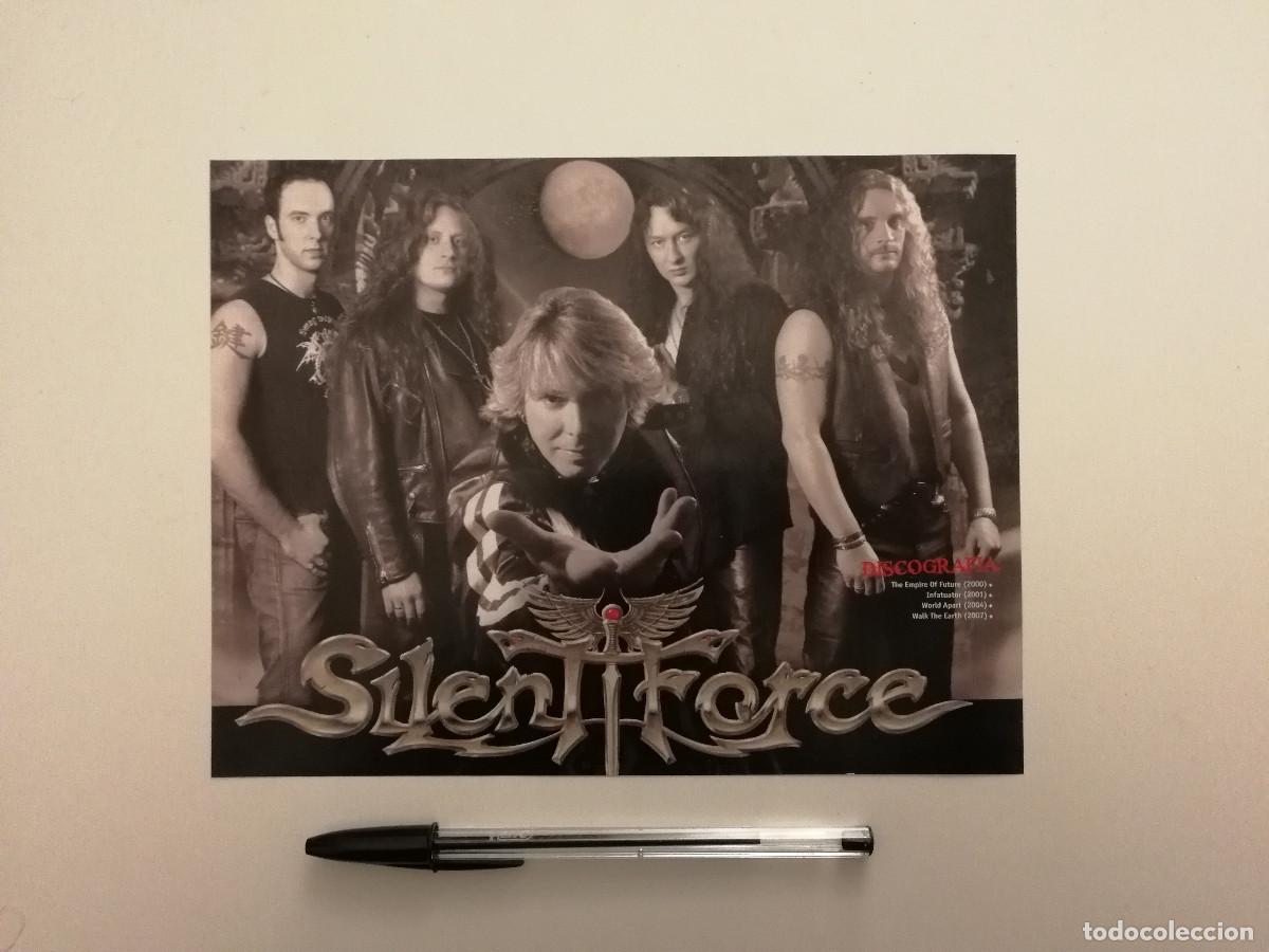 Photos de Chanteurs et Chanteuses: ANUNCIO ACARTONADO - SILENT FORCE - MUSICA - POWER HEAVY METAL ROCK - PUBLICIDAD