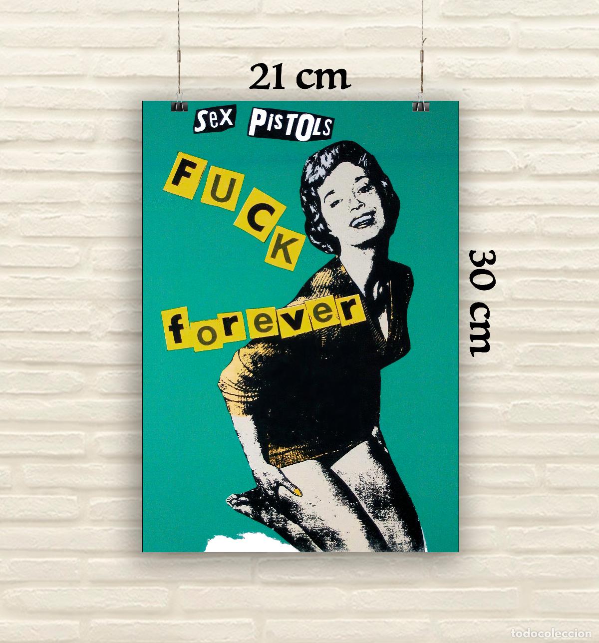 Fotos de Cantantes: Sex Pistols - Fock Forever - Reproducci&oacute;n P&oacute;ster - Tama&ntilde;o 21x30 cm