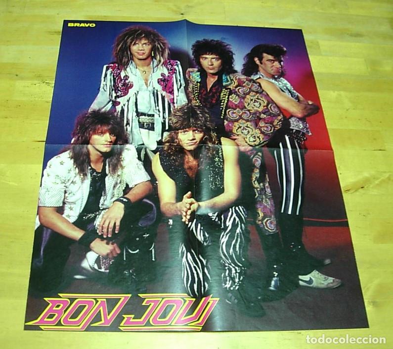 Fotos de Cantantes: BON JOVI A-HA Poster 1987 Raro !!