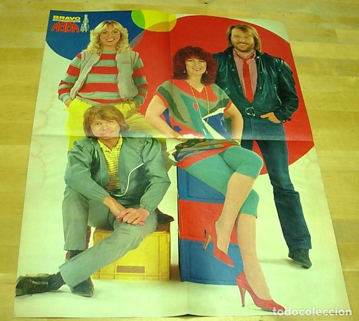 Fotos de Cantantes: ABBA Poster 1981 Muy Raro !! TEENS en reverso