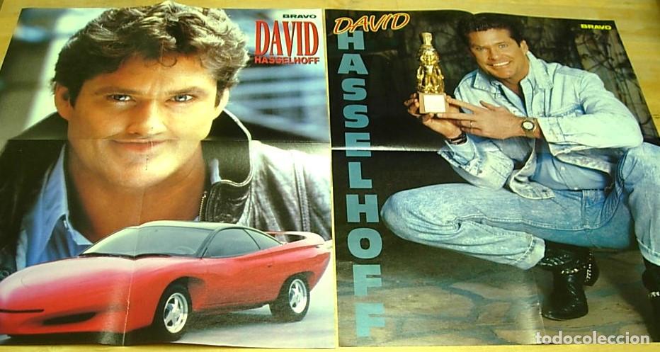 Fotos de Cantantes: Lote 2 Posters DAVID HASSELHOFF RICHARD GRIECO 1991 Raros !!
