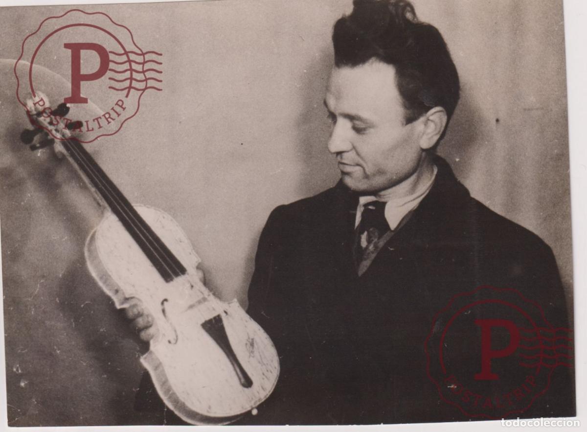 Fotos de Cantantes: RUMAIN GEORGESCO CRISTEA ROI PIERRE II DE YOUGOSLAVIE VIOLENISTE GEIGE VIOLIN 16*12CM MUSICA MUSIQUE