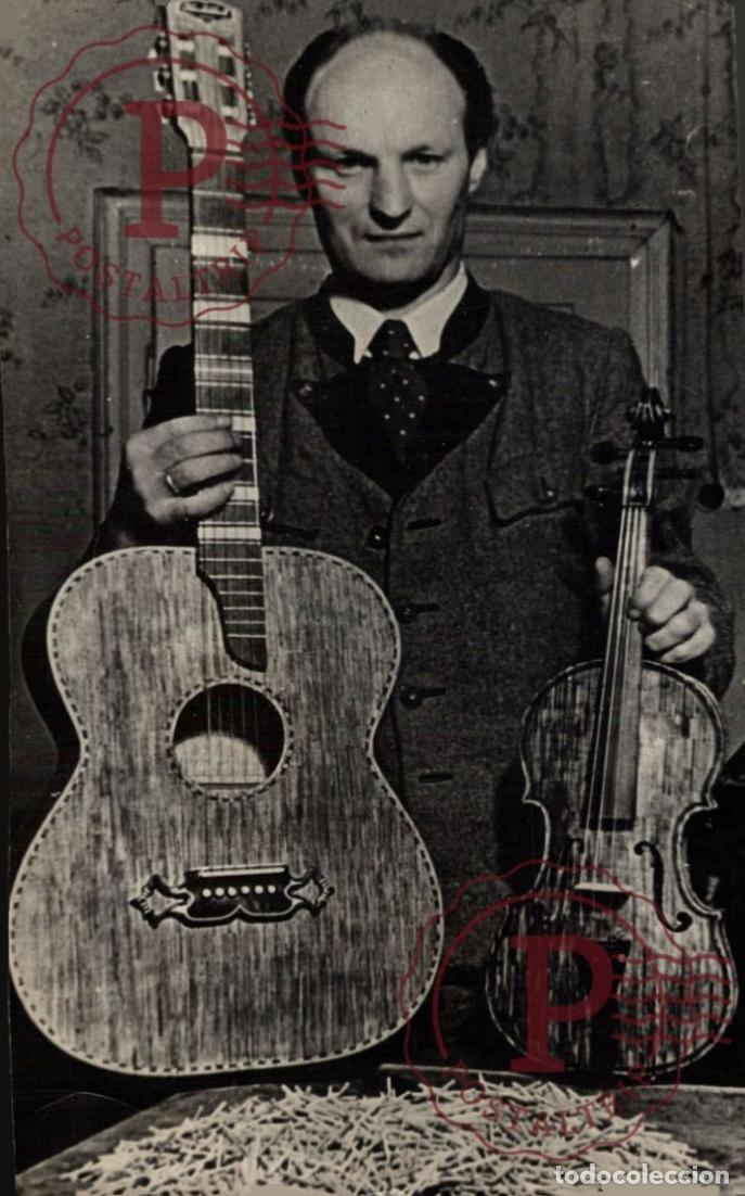 Fotos de Cantantes: ALLUMETTES POUR FABRIQUER UNE GUITARE ET UN VIOLIN VIOLON M KOHLBECK STRADIVARIUS 21*12CM MUSICA M
