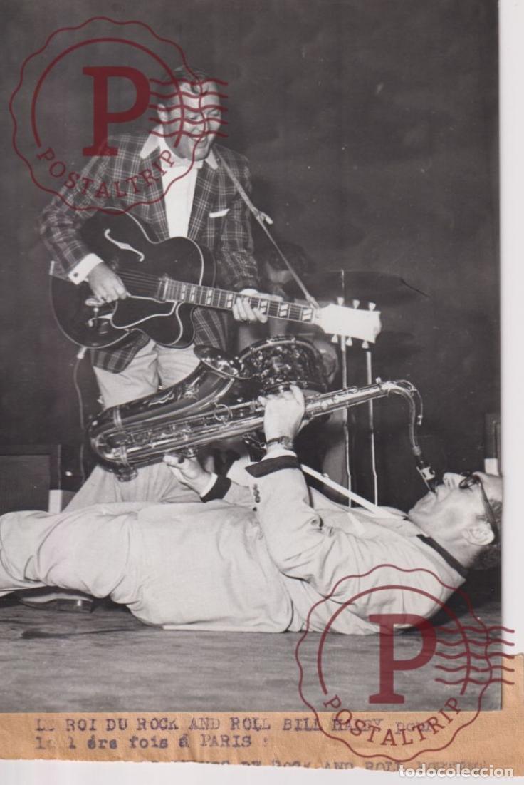 Fotos de Cantantes: LE ROI DU ROCK AND ROLL BILL HALEY A PARIS 18*13CM MUSICA MUSIQUE MUSIC MUZIEK