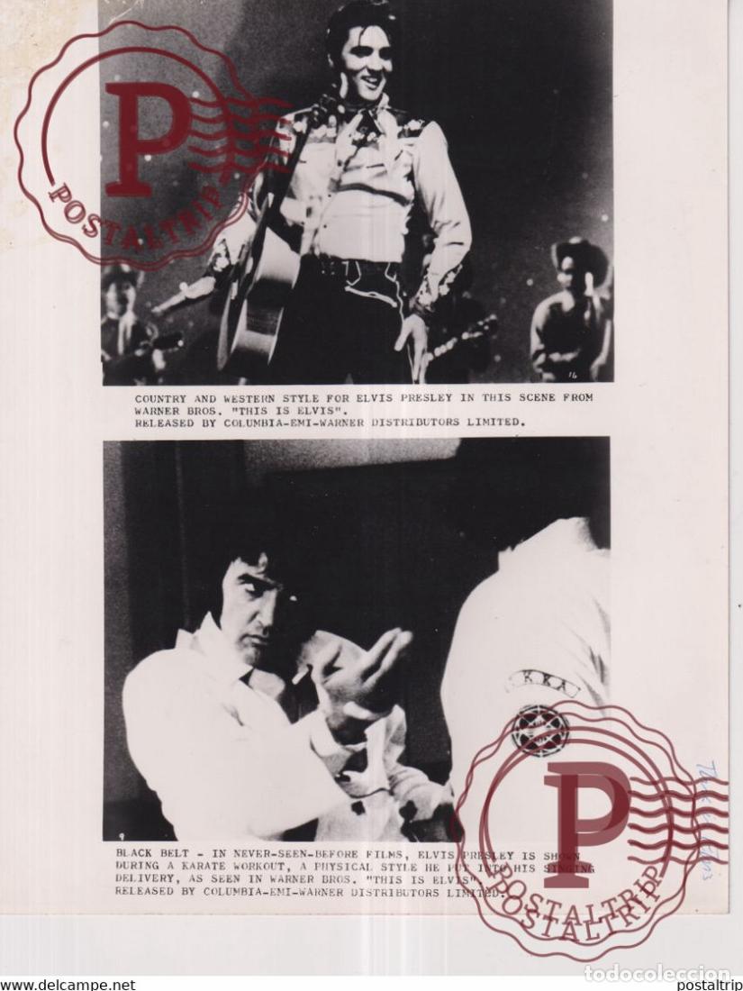 Fotos de Cantantes: SCENE FROM THIS IS ELVIS ELVIS PRESLEY AS KARATE BLACK BELT 25X20CM MUSICA MUSIQE MUSIC.