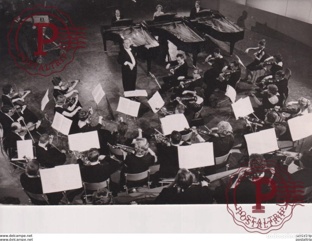 Fotos de Cantantes: KUNSTMAANDORKEST 18X12CM MUSICA MUSIQUE MUSIC MUZIEK.