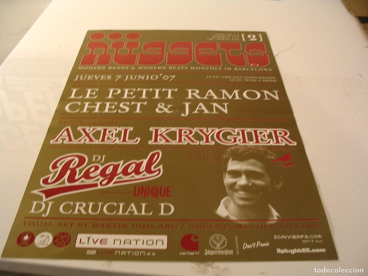 Fotos de Cantantes: LE PETIT RAMON AXEL kRYGIER CARTEL ORIGINAL 2007 Barcelona GIRA TOUR 42x30