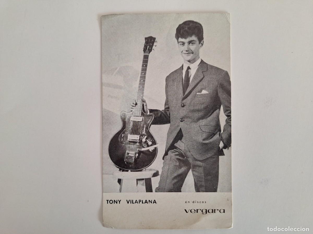 Fotos de Cantantes: TARJETA DISCOGRAFIA CANTANTE ESPA&Ntilde;OL TONY VILAPLANA RV 2832