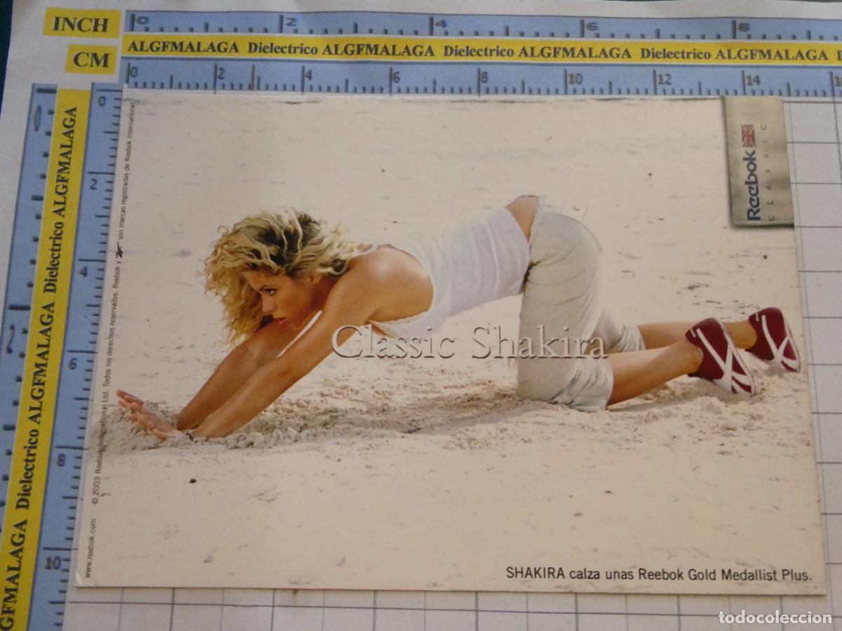 Fotos de Cantantes: TARJETA POSTAL DE M&Uacute;SICA CANTANTES GRUPOS MUSICALES. CLASSIC SHAKIRA REEBOK. 2704