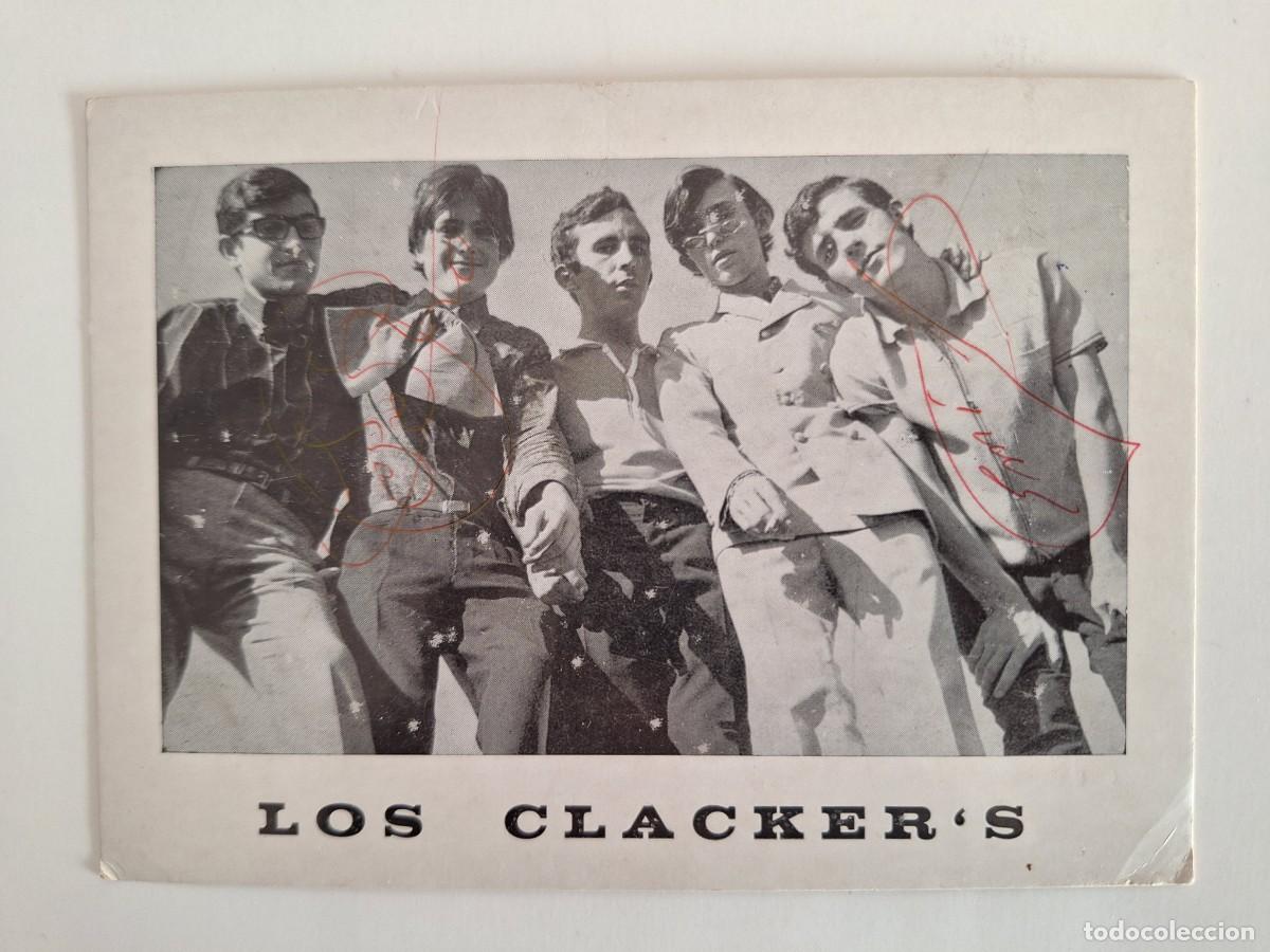 Fotos de Cantantes: TARJETA AUTOGRAFOS GRUPO MUSICAL LOS CLACKER'S RV 2835