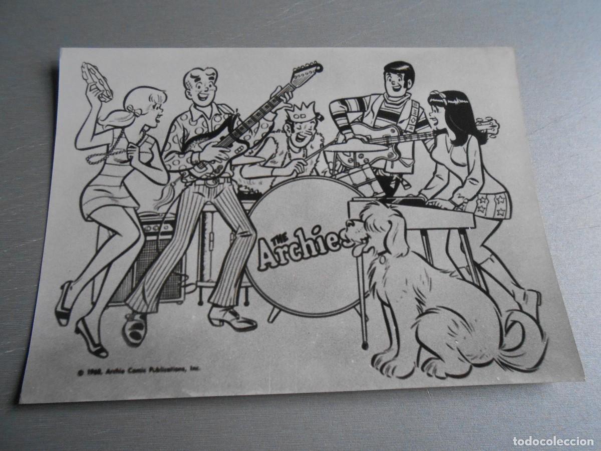 Fotos de Cantantes: Foto de - THE ARCHIES -, de 17,5 x 13 cm.