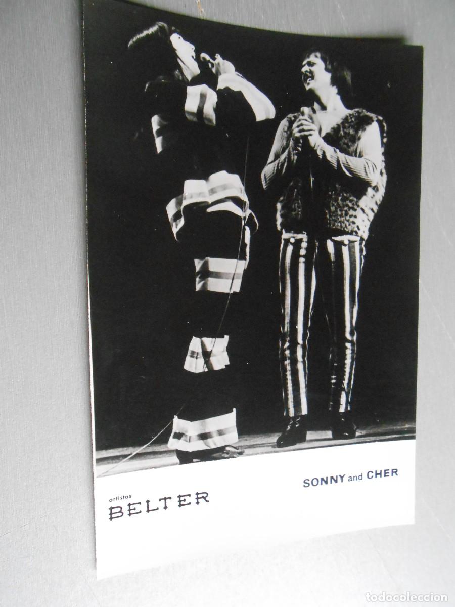 Fotos de Cantantes: Foto de - SONNY and CHER -, de 12 x 18 cm.