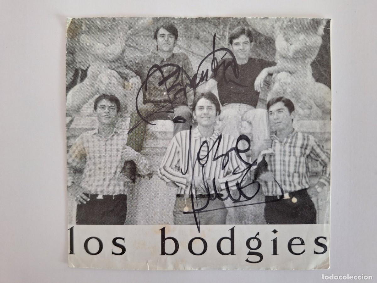 Fotos de Cantantes: TARJETA CON AUTOGRAFO GRUPO VALENCIANO LOS BODGIES RV 2841