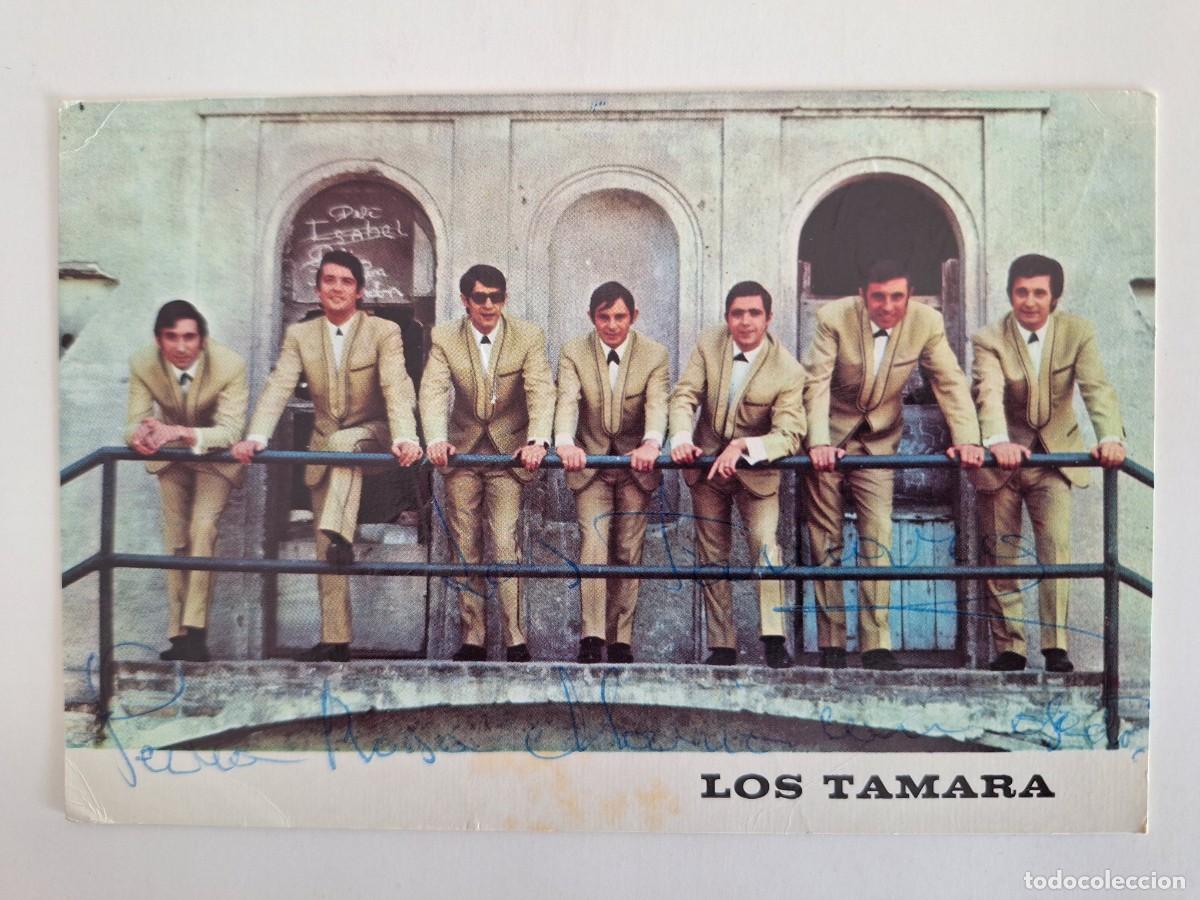 Fotos de Cantantes: TARJETA CON AUTOGRAFO GRUPO MUSICAL GALLEGO DE NOIA LOS TAMARA MUSICA POPULAR GALICIA RV 2844