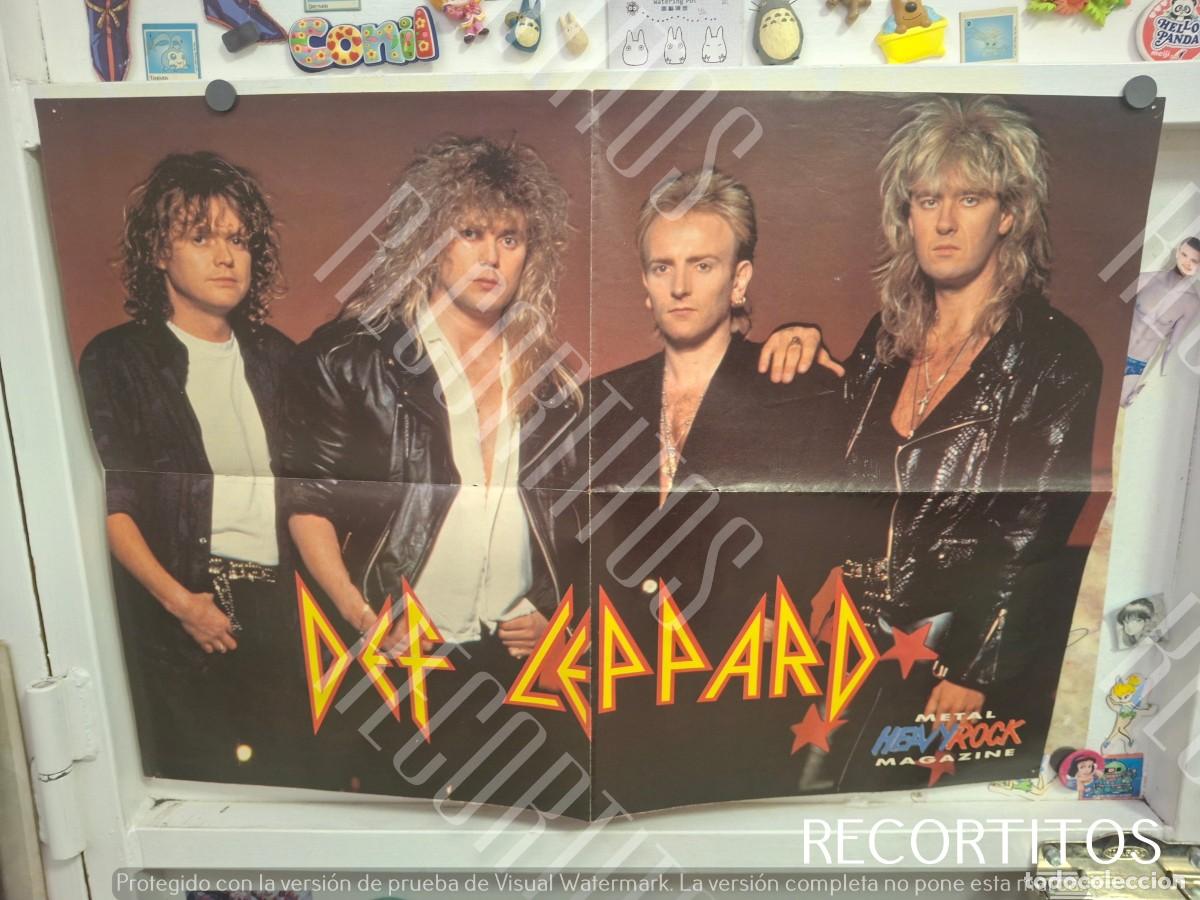 Fotos de Cantantes: poster gigante de def leppard