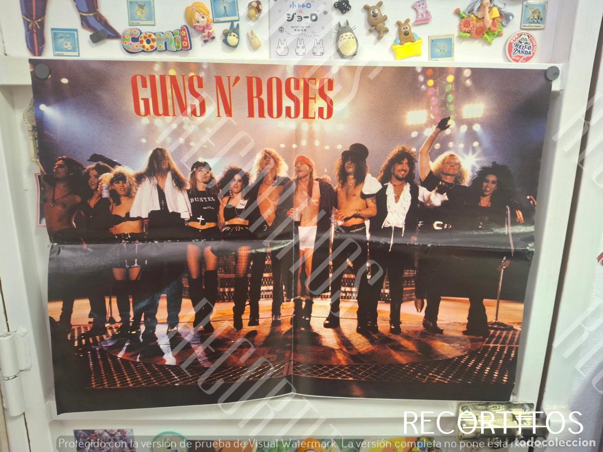 Fotos de Cantantes: poster gigante guns and roses n