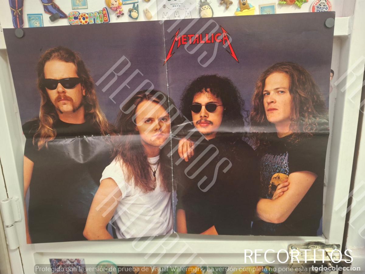 Fotos de Cantantes: poster gigante de def leppard metallica