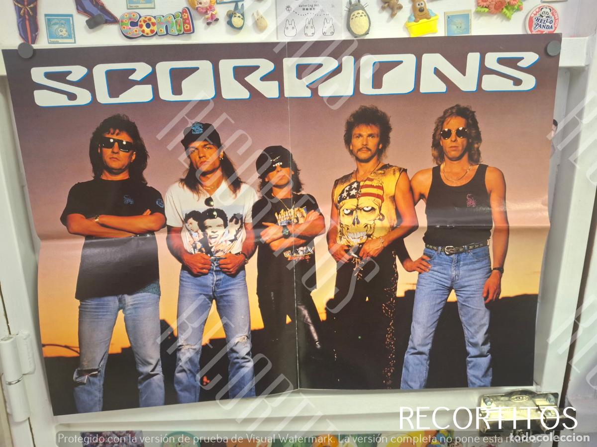 Fotos de Cantantes: poster gigante scorpions iron maiden