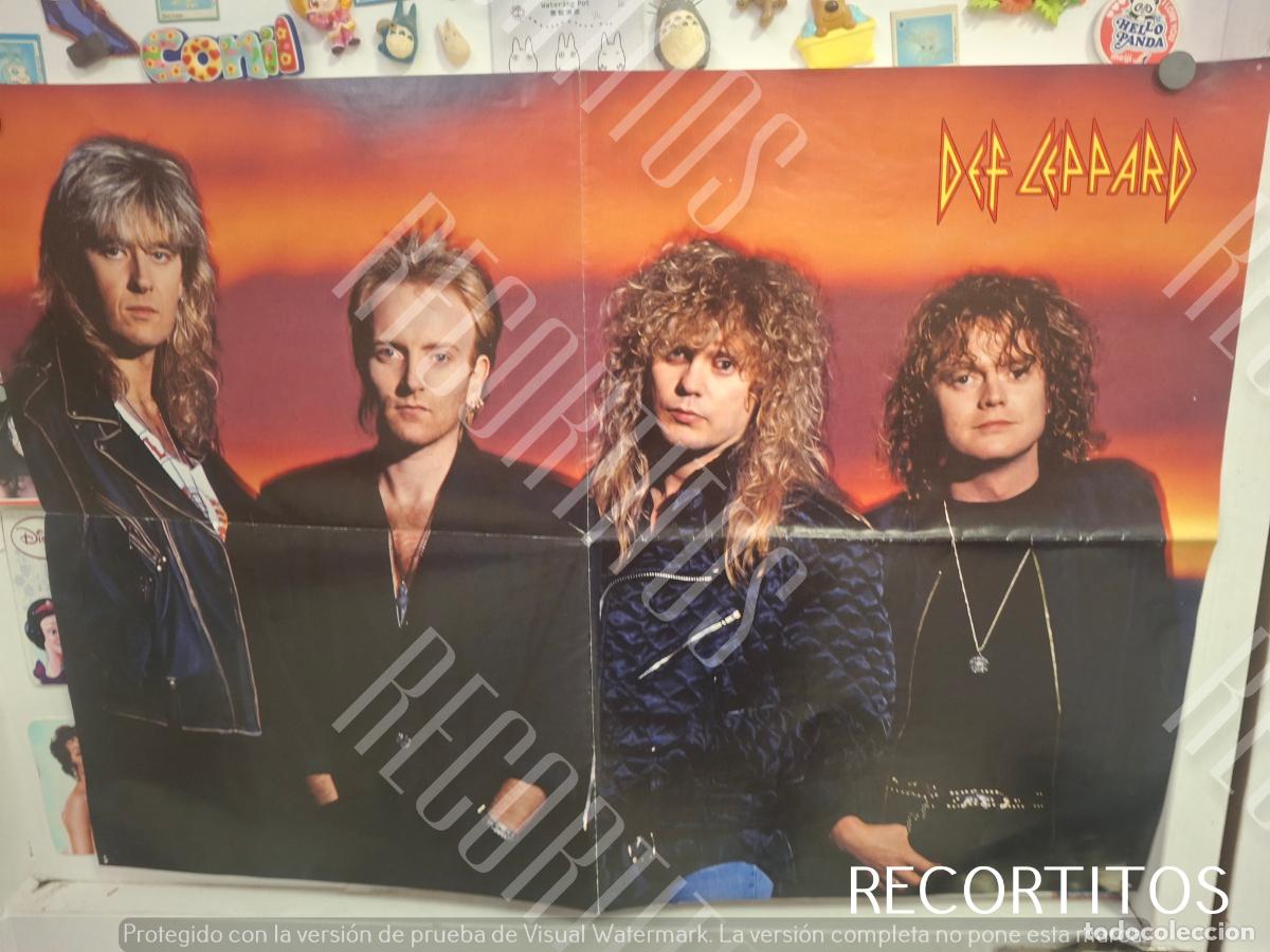 Fotos de Cantantes: poster gigante de def leppard metallica