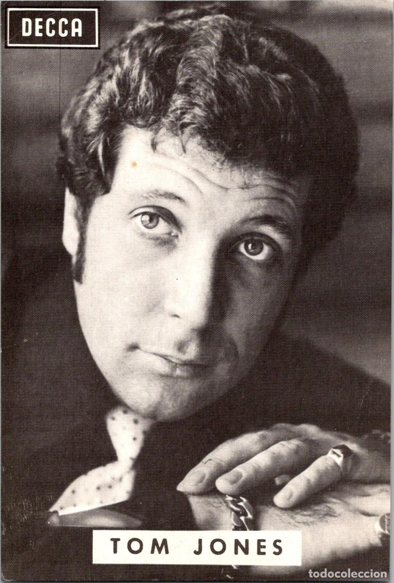 Fotos de Cantantes: Tom Jones - Discos Decca - Reverso: Discograf&iacute;a - Offset Ib&eacute;rico - 153x103mm