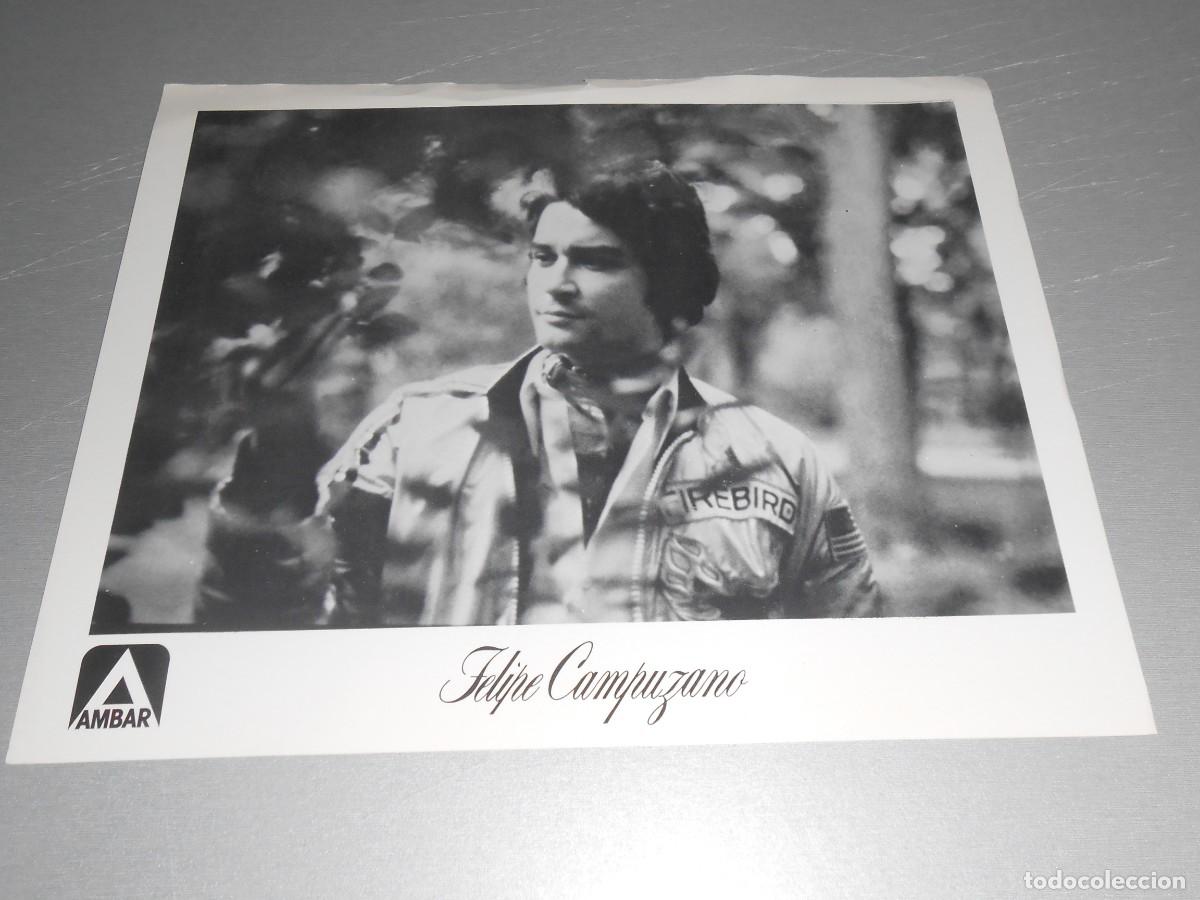 Fotos de Cantantes: FOTO de - FELIPE CAMPUZANO - de 25.5 x 20,5 cms.