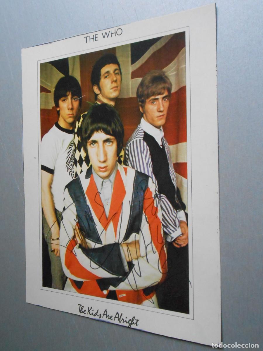 Fotos de Cantantes: FOTO de - THE WHO - de 18 x 24 cms.